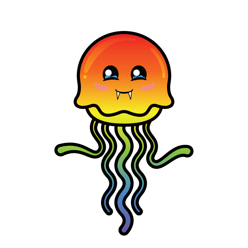 A Deep Sea Jelly floating